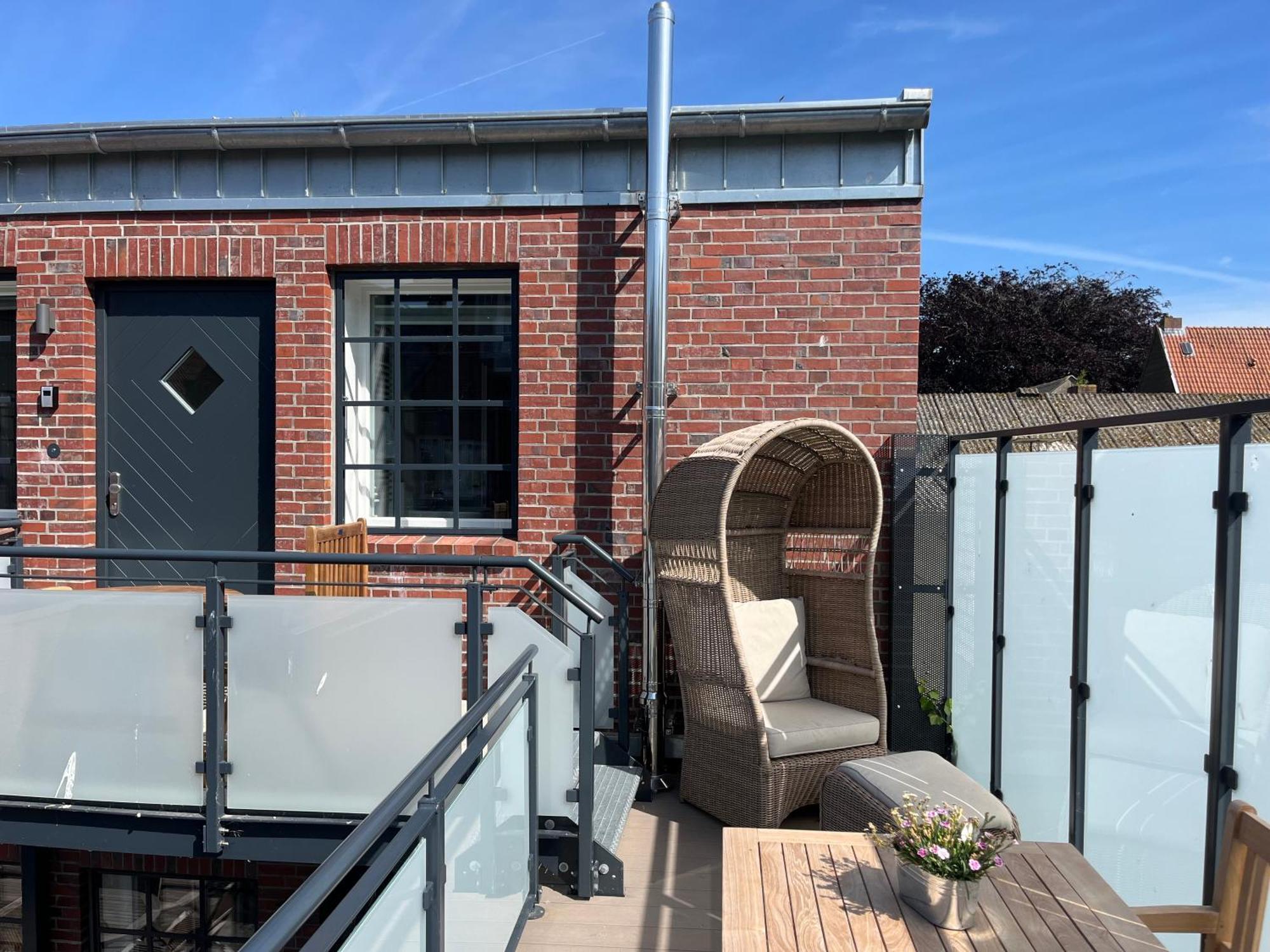 Loftwohnung 2 Simmerdeis An Der Gracht Friedrichstadt Exteriör bild