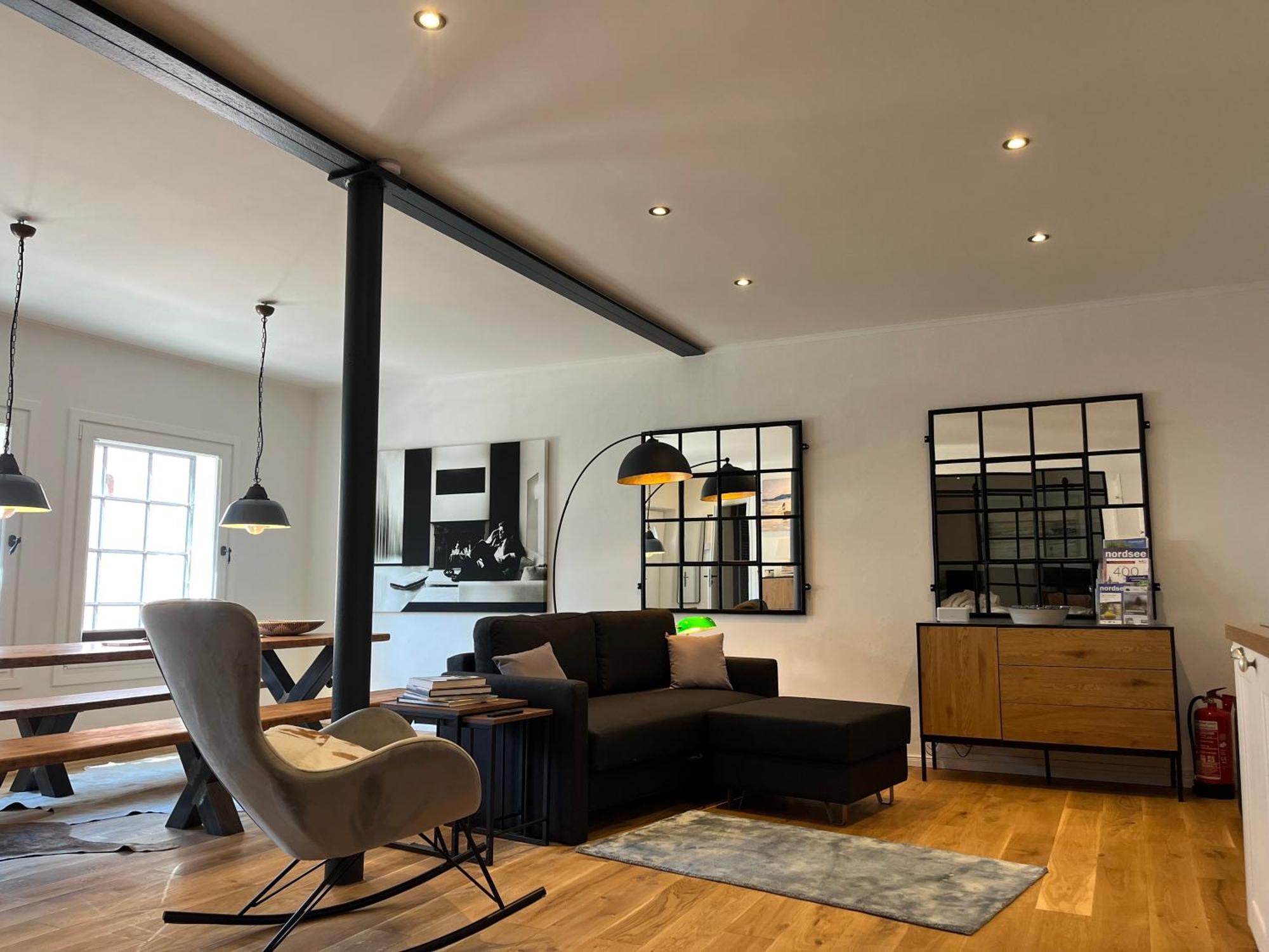 Loftwohnung 2 Simmerdeis An Der Gracht Friedrichstadt Exteriör bild